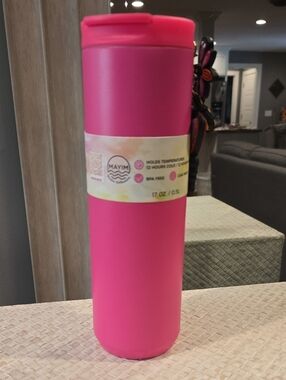 Mayim Hot Pink 17oz Insulated Tumbler